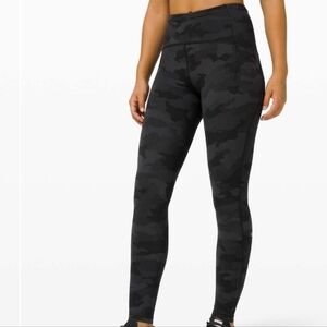 Lululemon Swift Speed High-Rise Tight 28  Camo Deep Coal